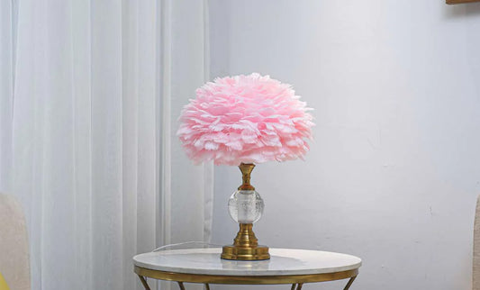 best feather table lamps
