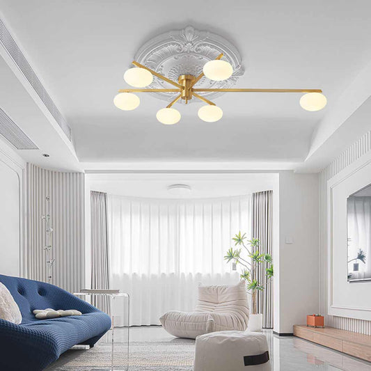 Can One Ceiling Light Brighten a Whole Living Room?
