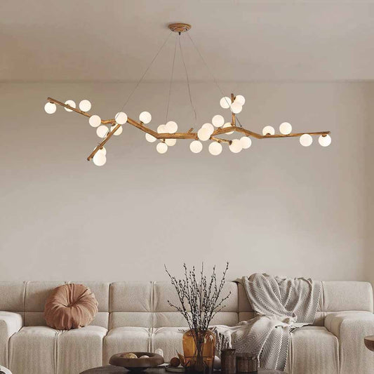 Tree Branch Globe Chandelier