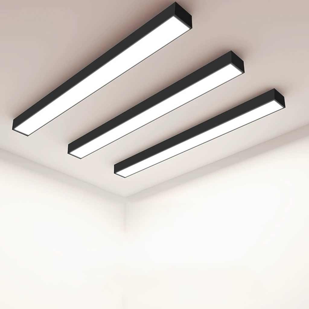Modern Linear Flush Mount Office LED ...