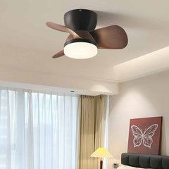 3-Blade Ceiling Fan Light Wood Grain, 3 Colors