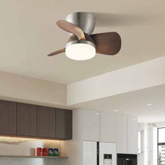 3-Blade Ceiling Fan Light Wood Grain, 3 Colors