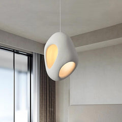 Minimalist Wabi-Sabi Irregular Pendant Light Living Room
