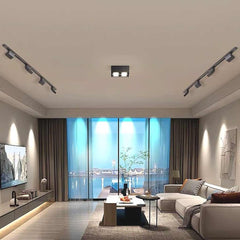 Állítható lineáris LED-es pálya mennyezeti fény reflektorokkal