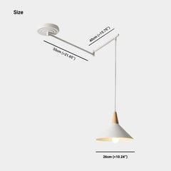 Justerbar Swing Arm Cone Pendelljus