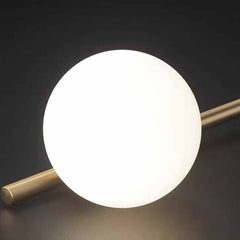 Brass Wall Vanity Mirror Light Globes