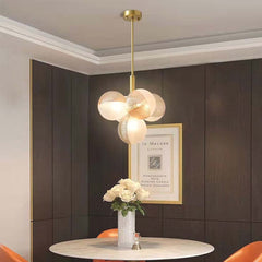 Bubble Cluster Chandelier Amber Room