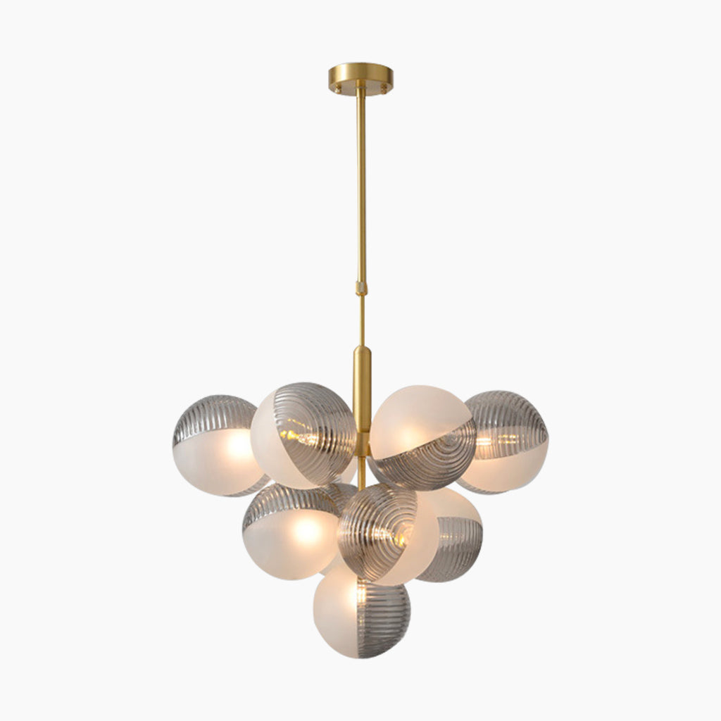 Bubble Cluster Chandelier Grey 13