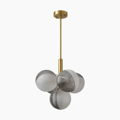Bubble Cluster Chandelier Smoke Grey 5
