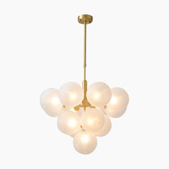 Bubble Cluster Chandelier White 13