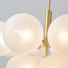 Bubble Cluster Chandelier White Bulb