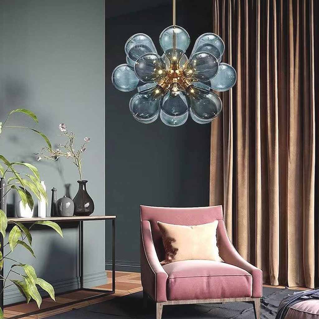 Bubble Glass Ball Chandelier Room