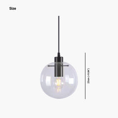 Bubble Glass Pendant Light  1 Size