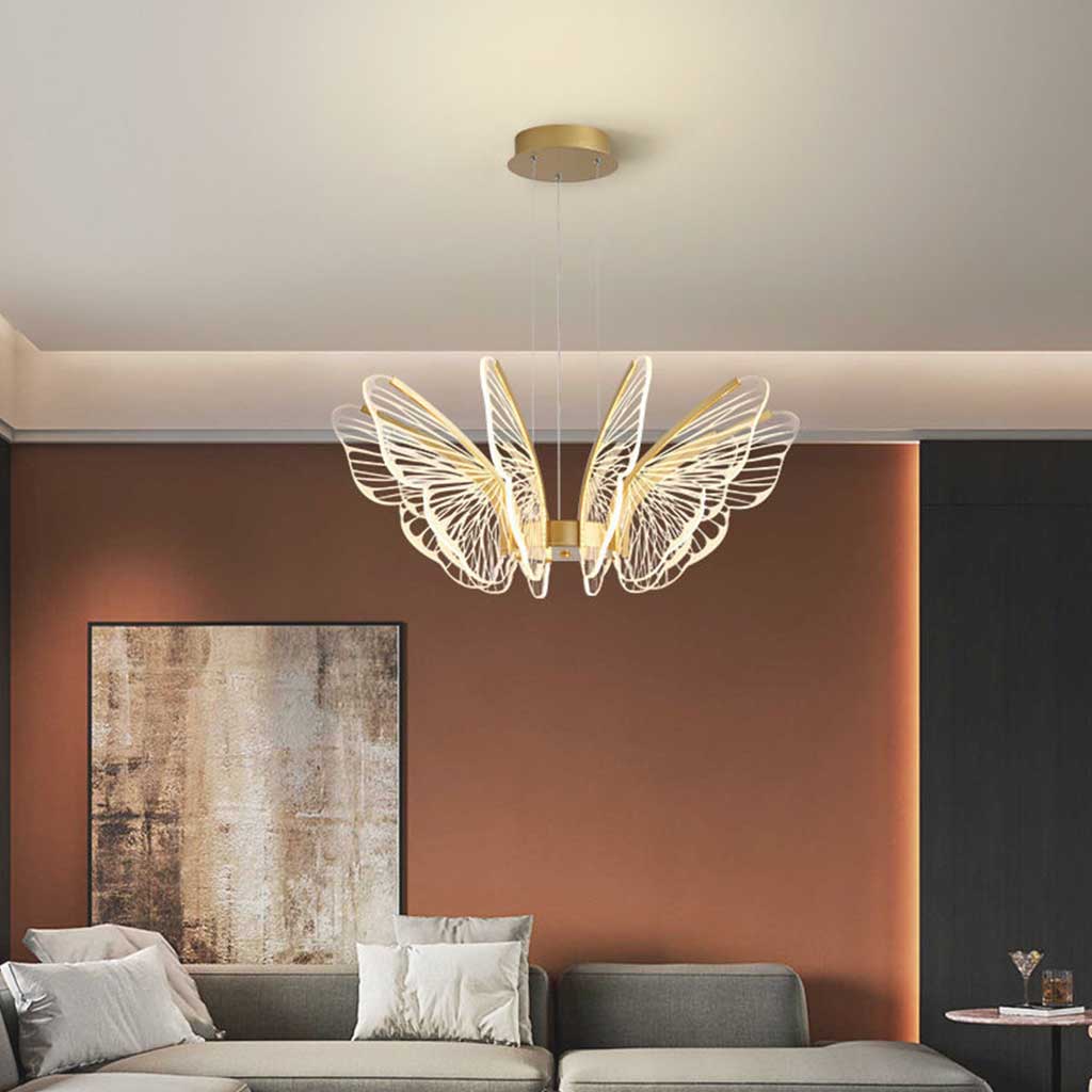 Butterfly Acrylic Chandelier Living Room