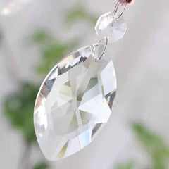 Candelabro de Vela con Gota de Cristal Princesa para Habitación de Niñas, Rosa