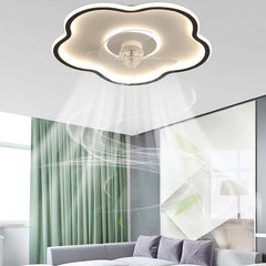 Mennyezeti ventilátor szabályozható LED lámpával, Alkotó Felhő, fehér / fekete