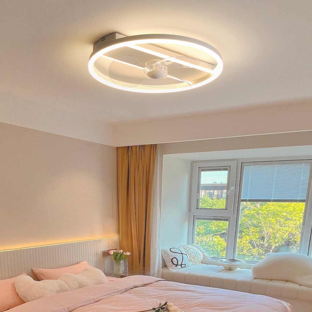 Ceiling Fan with LED Light Bedroom
