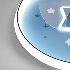 Ventilador de techo con luz LED regulable para habitación infantil