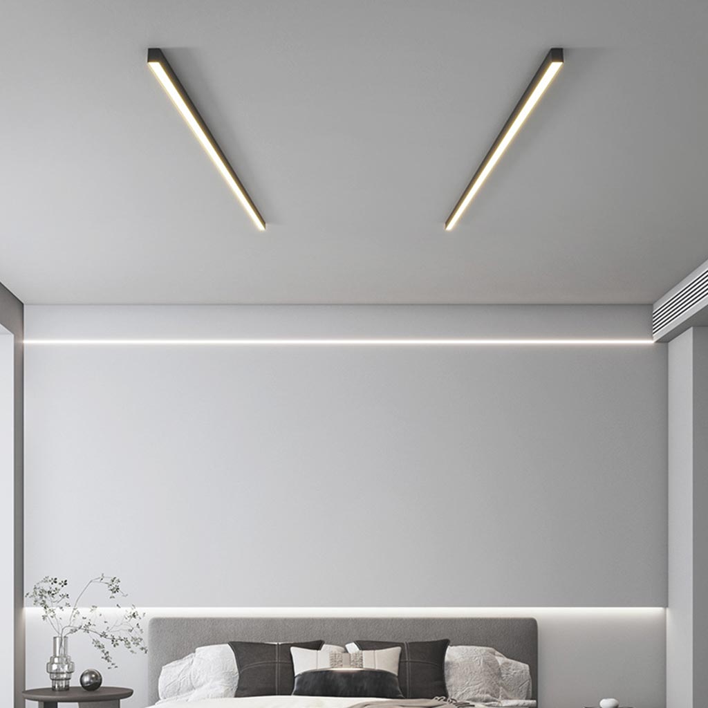 Window Light Bar Minimalist Linear LED Flush Mount Ceiling Light Bar | VAXLAMP