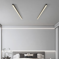 Ceiling Light Bar Linear Flush Mount Black Bedroom