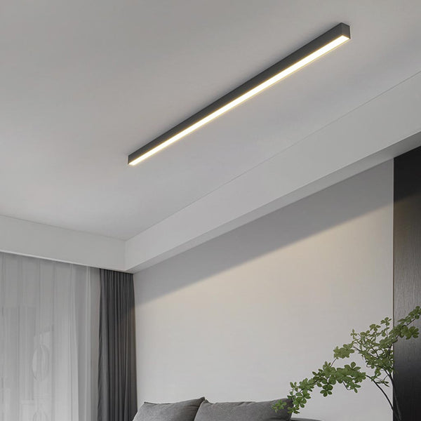 Minimalist Linear LED Flush Mount Ceiling Light Bar VAXLAMP