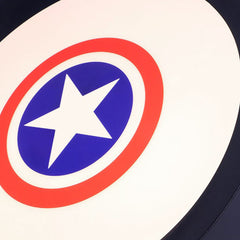 Plafoniera per bambini, scudo di Capitan America con stella, ferro e acrilico
