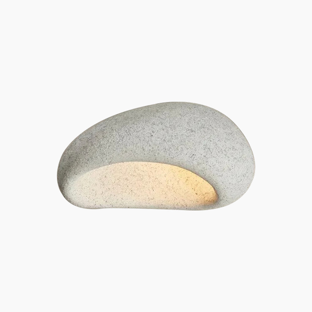 Ceiling Light Flush Mount Cloud Cement White