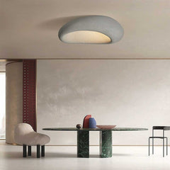 Ceiling Light FlushMount Cloud Grey Dining Room