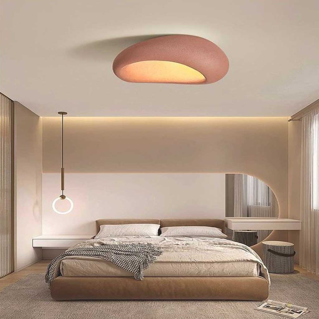 Japanese WabiSabi Cloud Flush Mount Ceiling Light VAXLAMP