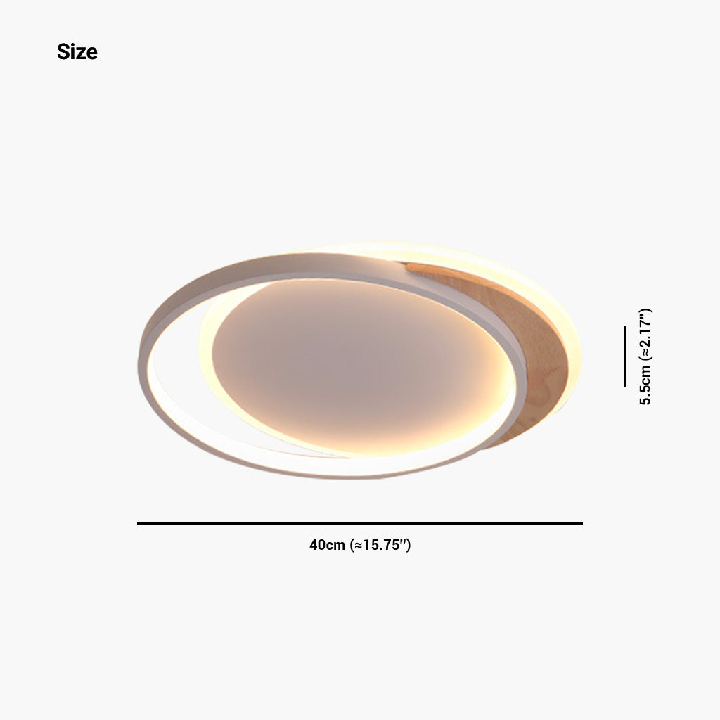 Ceiling Light Flush Mount Dimmable Round Size