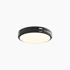 Ceiling Light Flush Mount Round LED Black