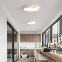 Ceiling Light Flush Mount Round LED Double White Hallway