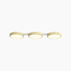 Ceiling Light Flush Mount Round LED Triple Yellow