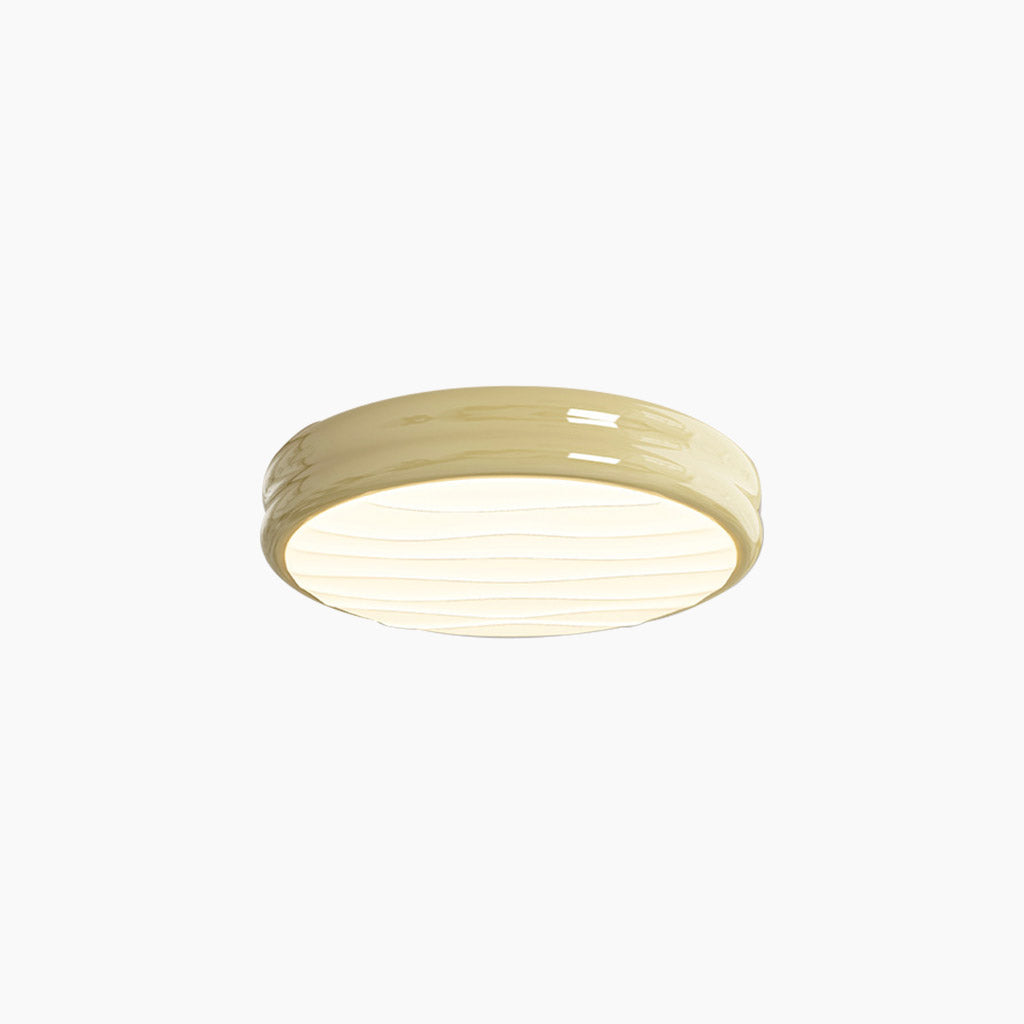 Ceiling Light Flush Mount Round LED Yellow