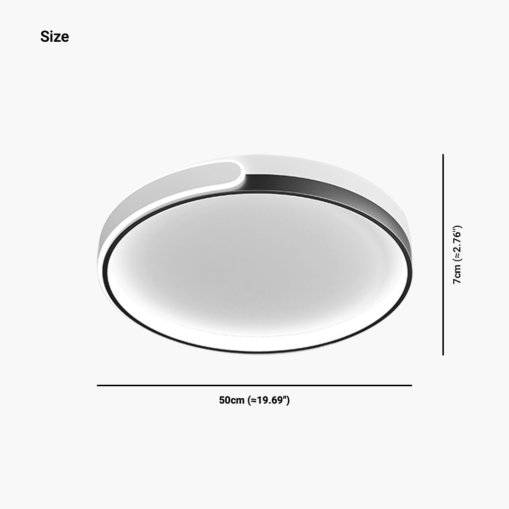 Ceiling Light Flush Mount Round Size