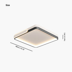 Ceiling Light Flush Mount Square Size