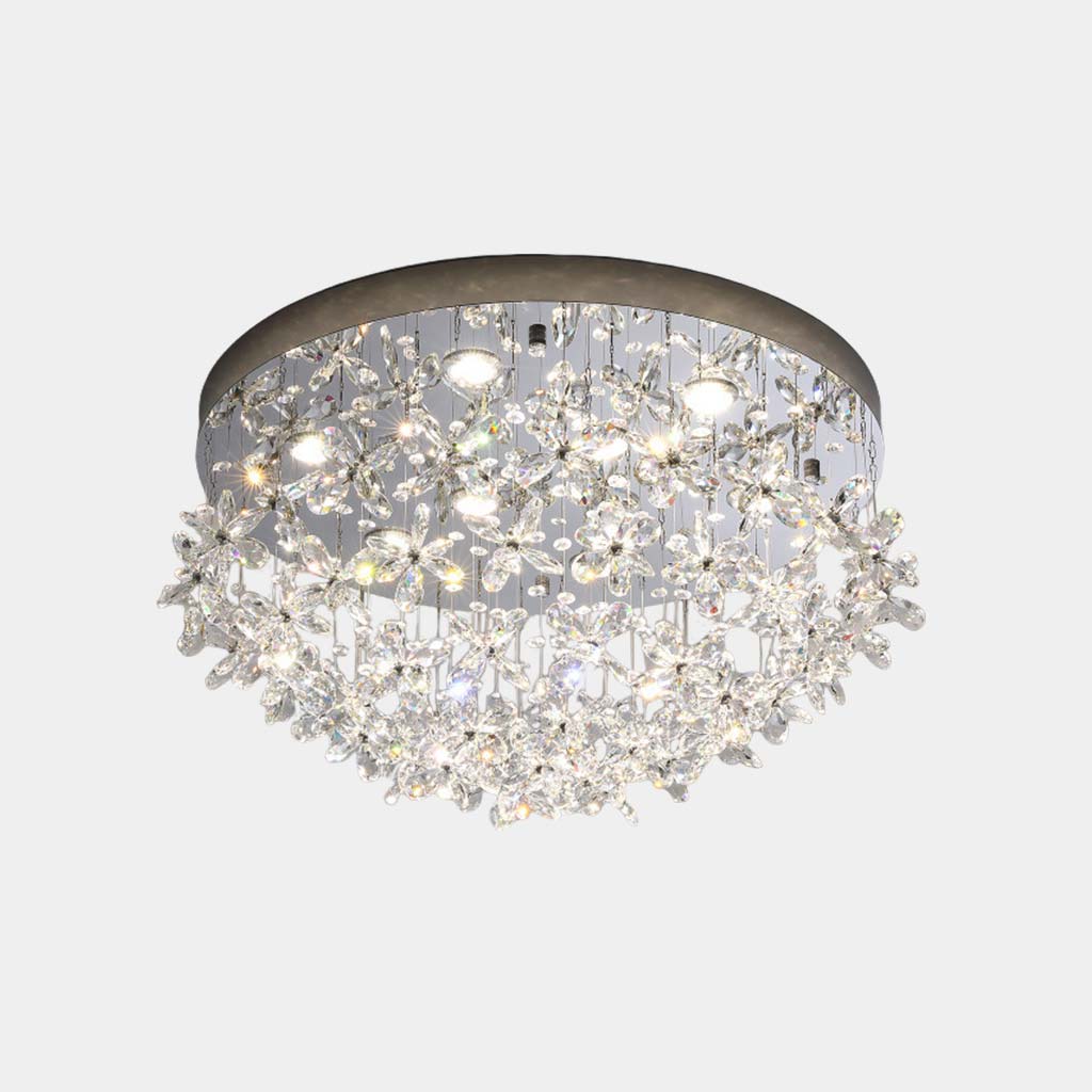 Ceiling Light Luxury Crystal Butterfly LED