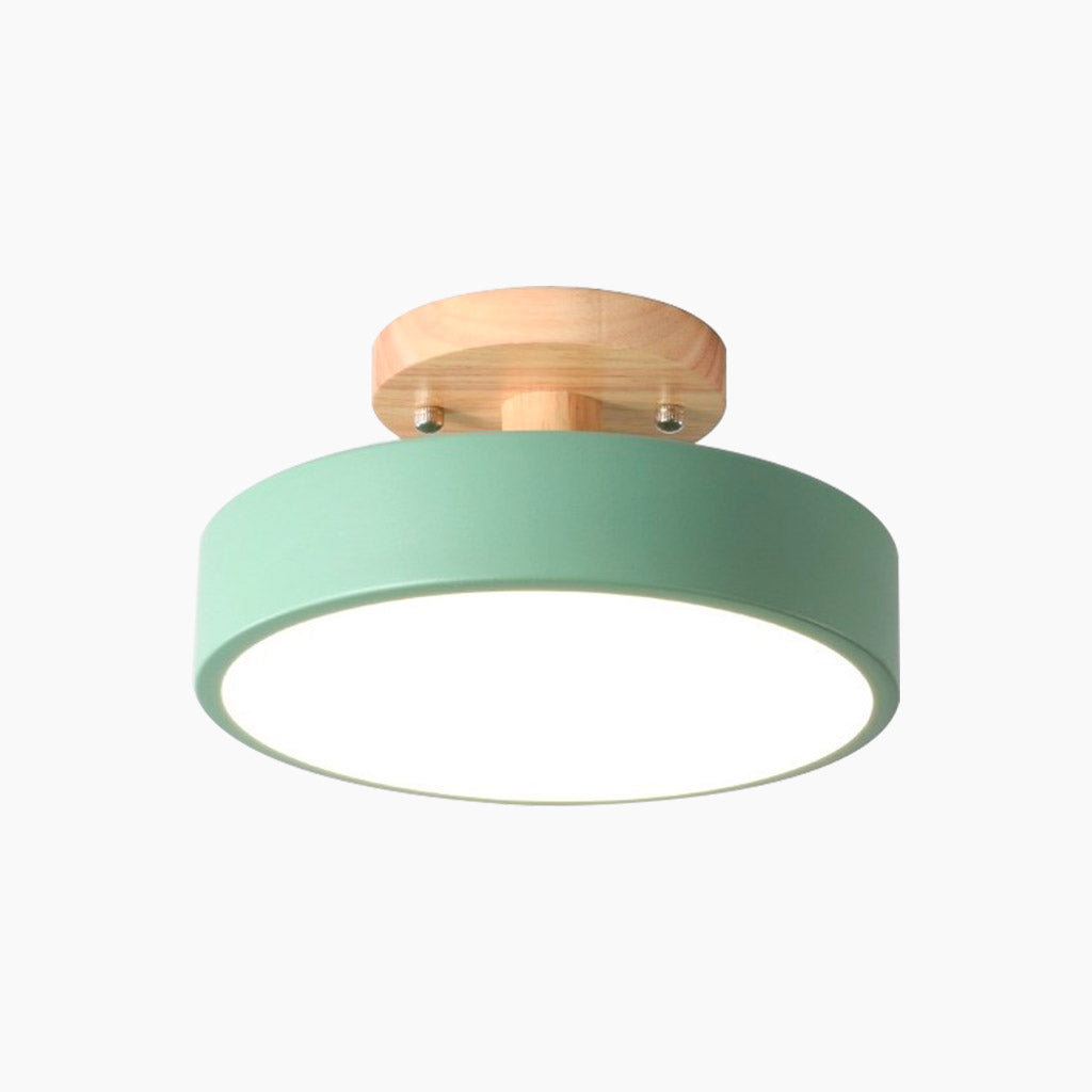 Ceiling Light Macaron Round Green