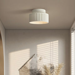 Ceiling Light Nordic Cream Pleated Hallway