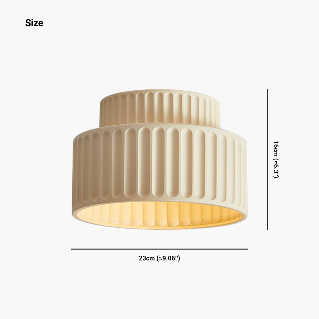 Cream ceiling light sales