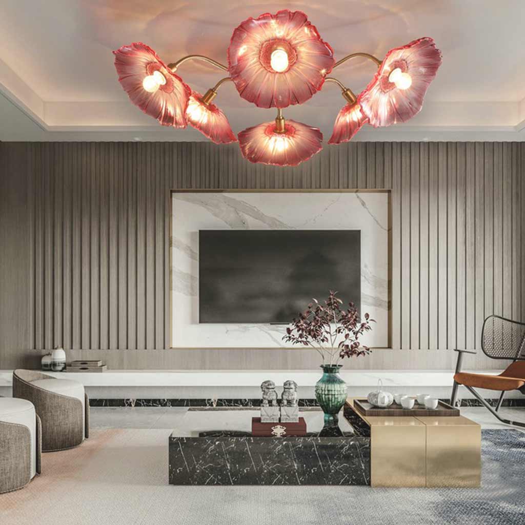 Lotus flower chandelier cheap