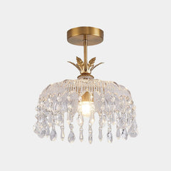 Ceiling Light Round Glass Water Drop