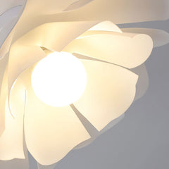 Ceiling Light Semi Flush Acrylic Flower Light Bulb