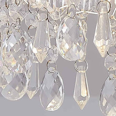 Ceiling Light Small Round Glass Water Drop Detail