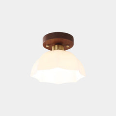 Ceiling Light Small Vintage Glass
