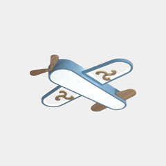 Függeszték / mennyezeti lámpa, fa repülőgép gyerekszobának