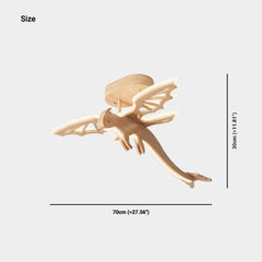 Ceiling Light Wood Dinosaur LED Dimmable Size