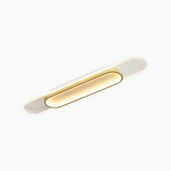 Ceiling Wall Light Oval Linear LED Log Color