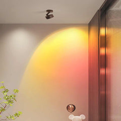 Ceiling Wall Light Spotlight Sunset Black Hallway