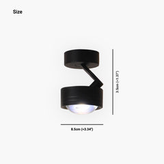 Ceiling Wall Light Spotlight Sunset Black Size